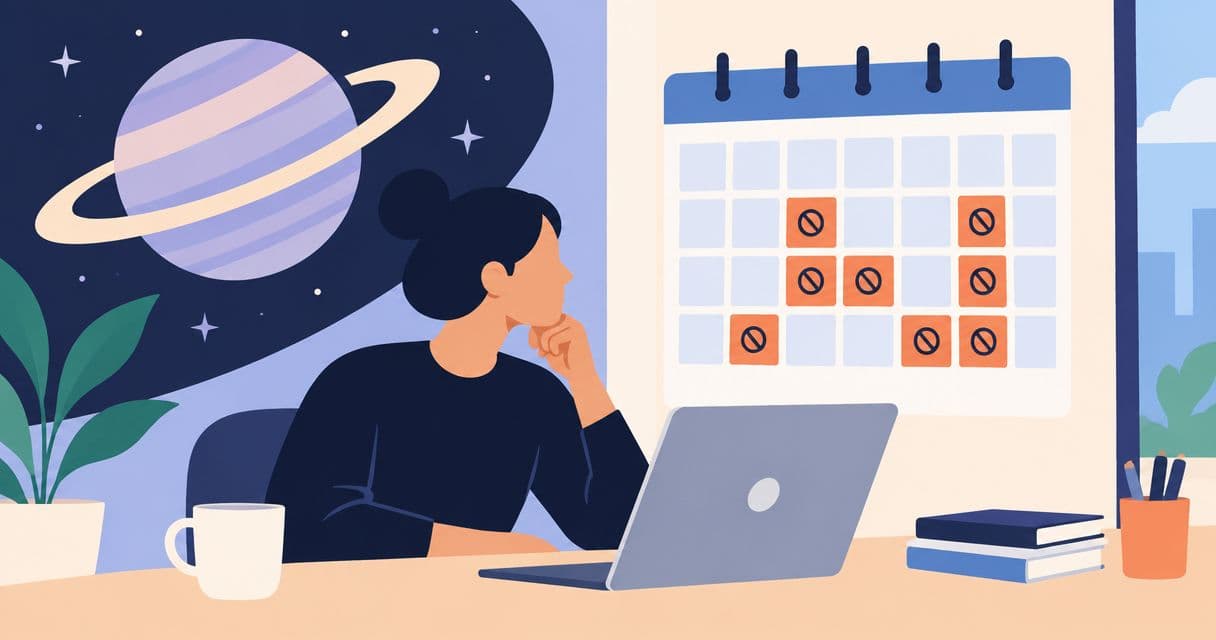 Automatically block career days when your Saturn return hits
