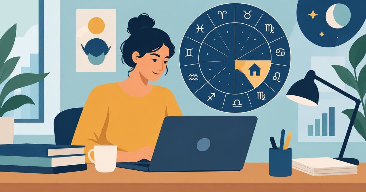 ¿Cómo afecta la casa 6 a los hábitos de trabajo en astrología?